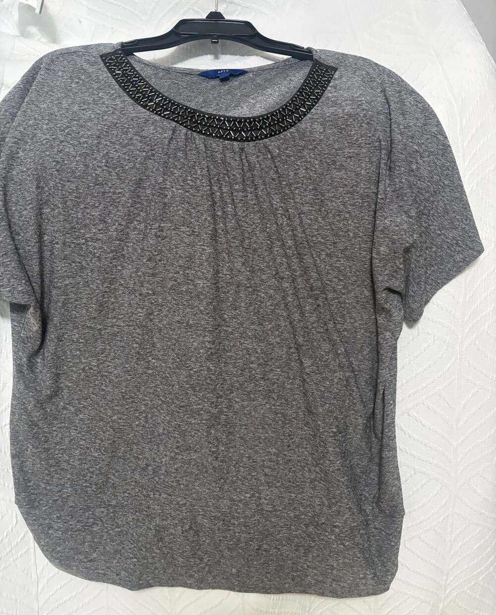 Apt.9 Petite Women's Shirt PL Gray Retail (5bx-67-3)